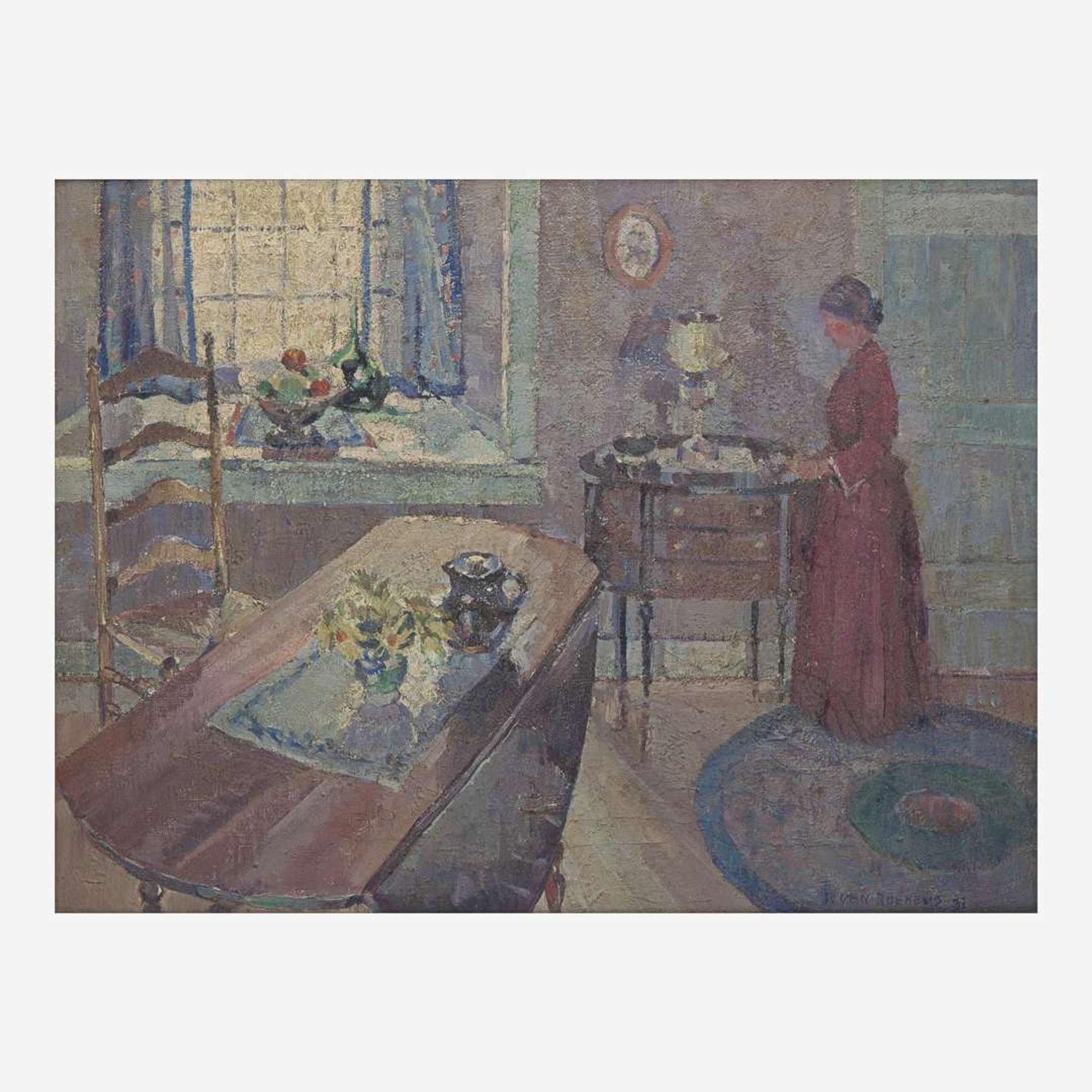 Paulette Victorine J. Van Roekens (American, 1896–1988) The Sunny Window