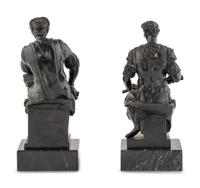 A Pair of Continental Grand Tour Bronze Figures