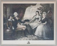 A Group of Three Handcolored Engravings First: 20 1/2 x 26 1/2 inches.