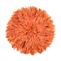 An Orange Feather Juju Headdress