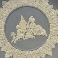 A Wedgwood Solid Blue Jasperware Infant Academy Dish UK, circa 1790
