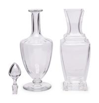 Two Baccarat Glass Articles