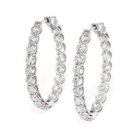 DIAMOND HOOP EARRINGS