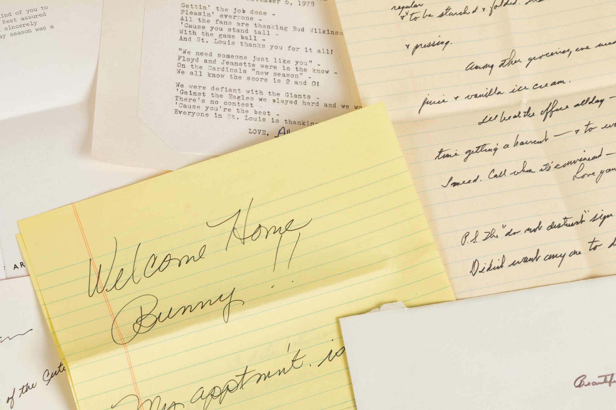 A Large Group of Personal Correspondence from Hall of Fame Oklahoma Football Coach Bud Wilkinson,