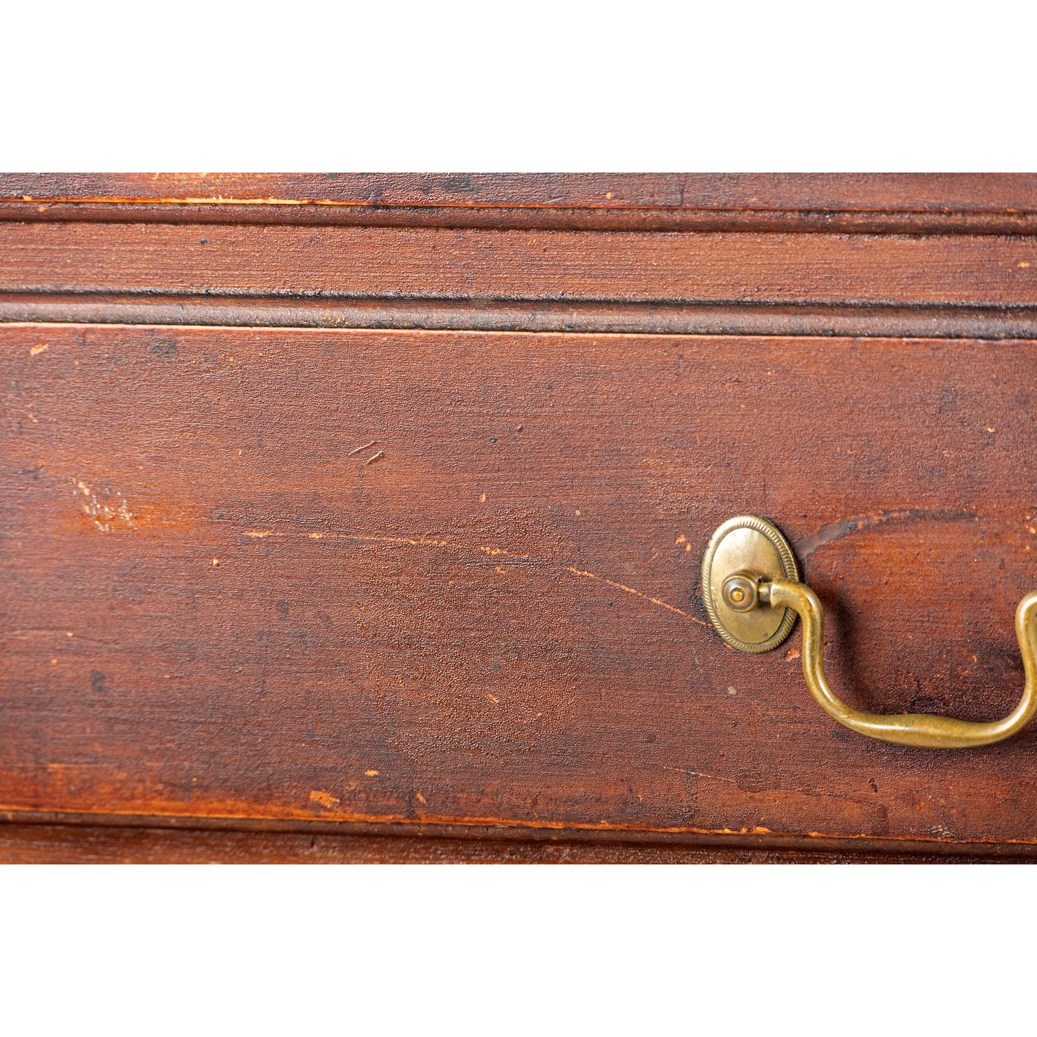 A Chippendale Carved Cherrywood Chest of Drawers