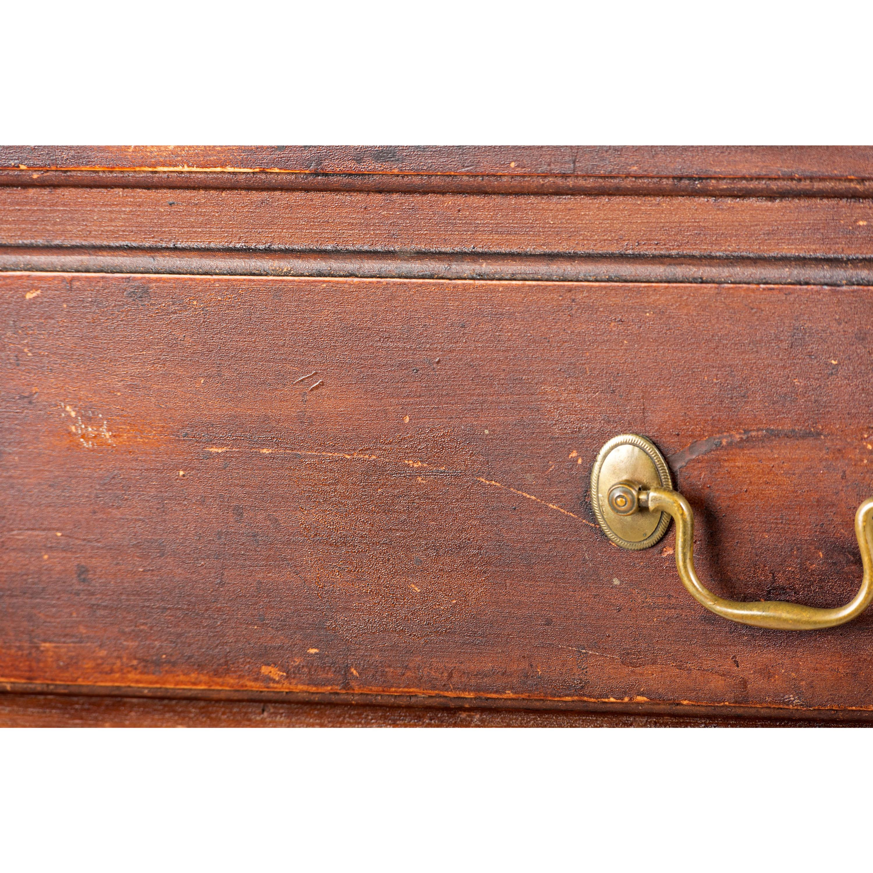 A Chippendale Carved Cherrywood Chest of Drawers