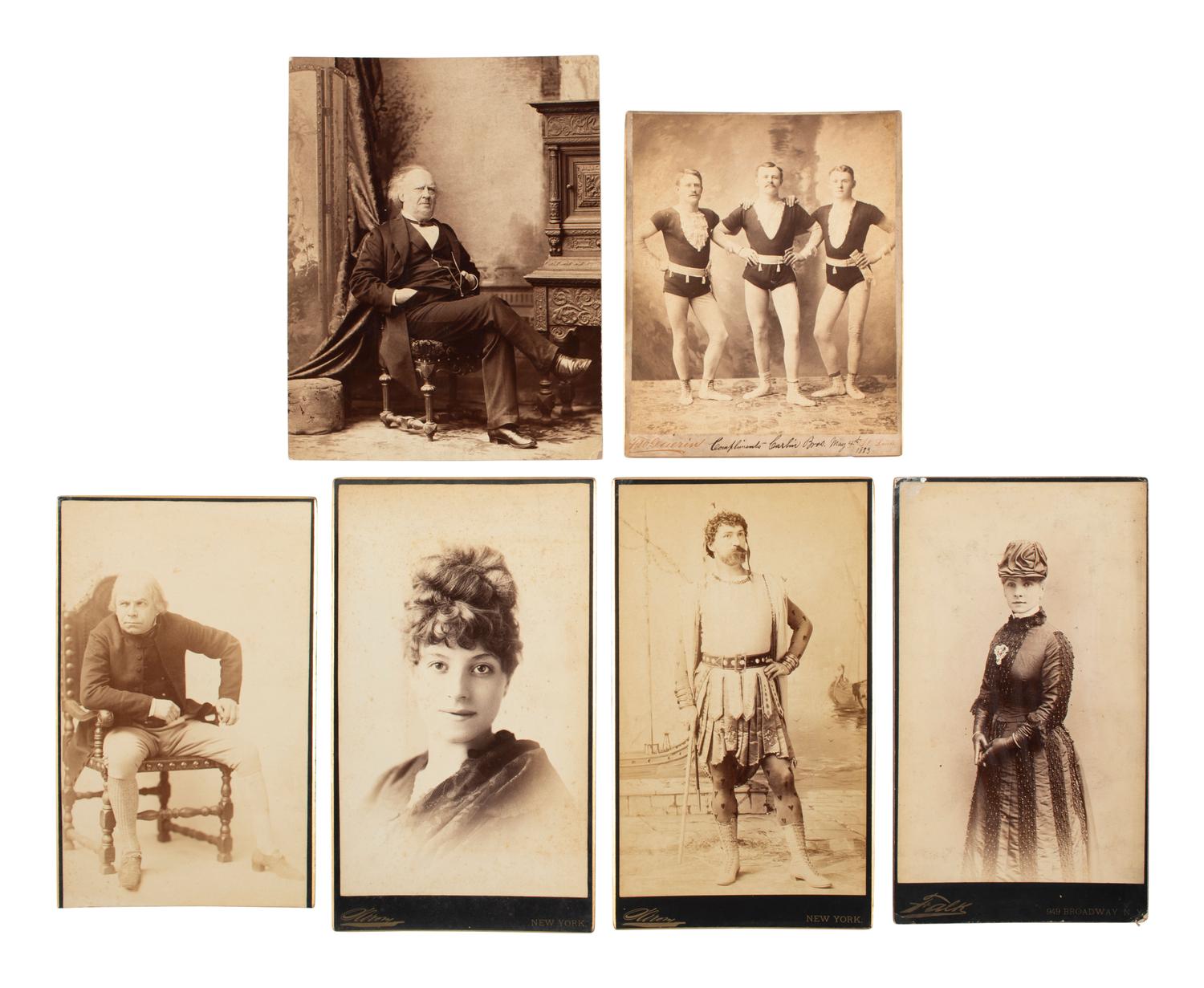 [EARLY PHOTOGRAPHY] Photographs of 19th century politicians, abolitionists, authors, and performers