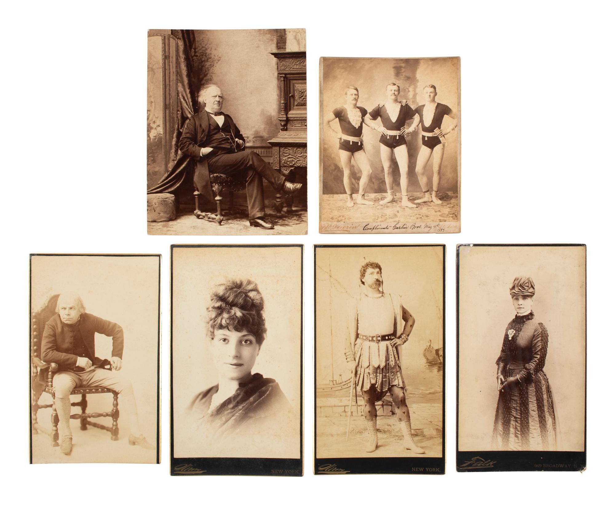 [EARLY PHOTOGRAPHY] Photographs of 19th century politicians, abolitionists, authors, and performers