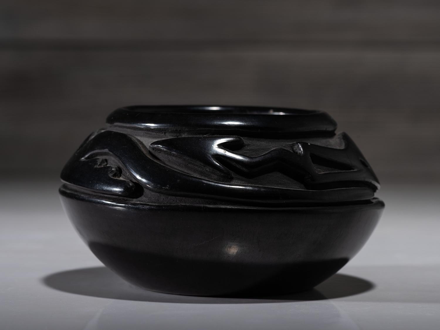 Blackware Pottery Jar