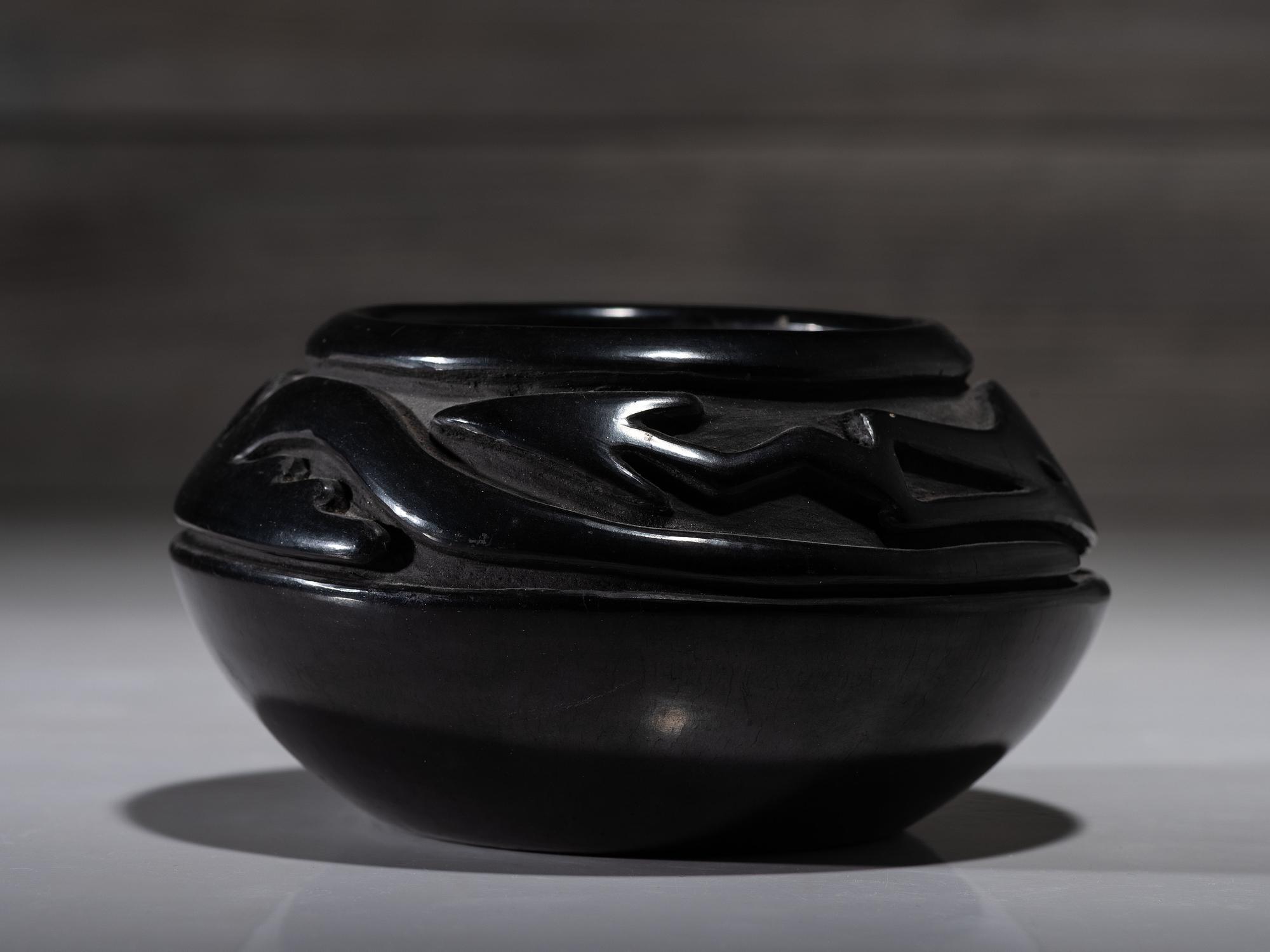 Blackware Pottery Jar