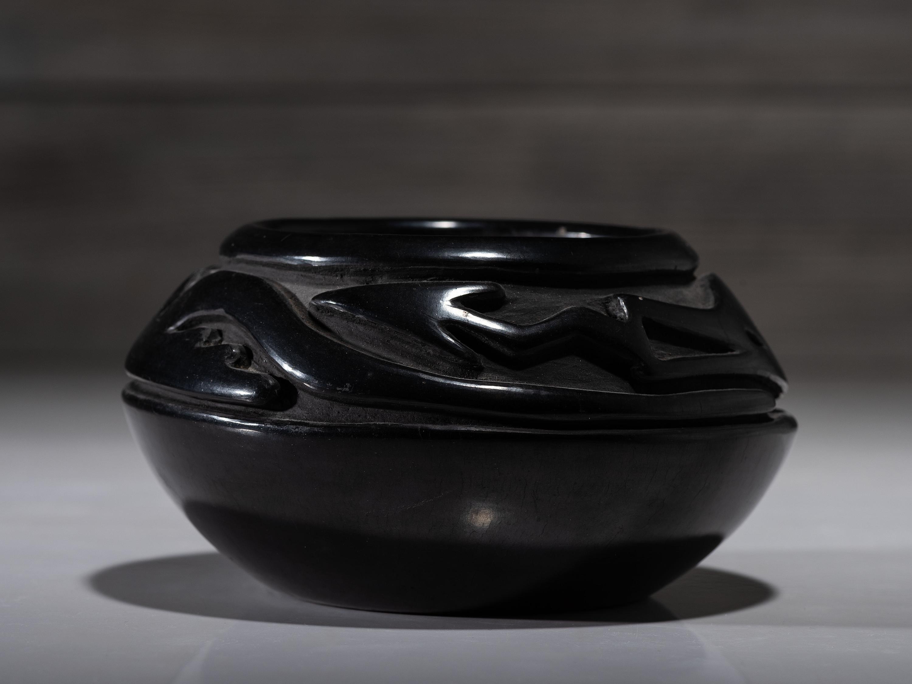 Blackware Pottery Jar