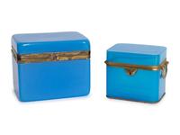 A Collection of French Opaline Glass Articles