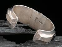 Inlaid Sterling Silver Cuff Bracelet