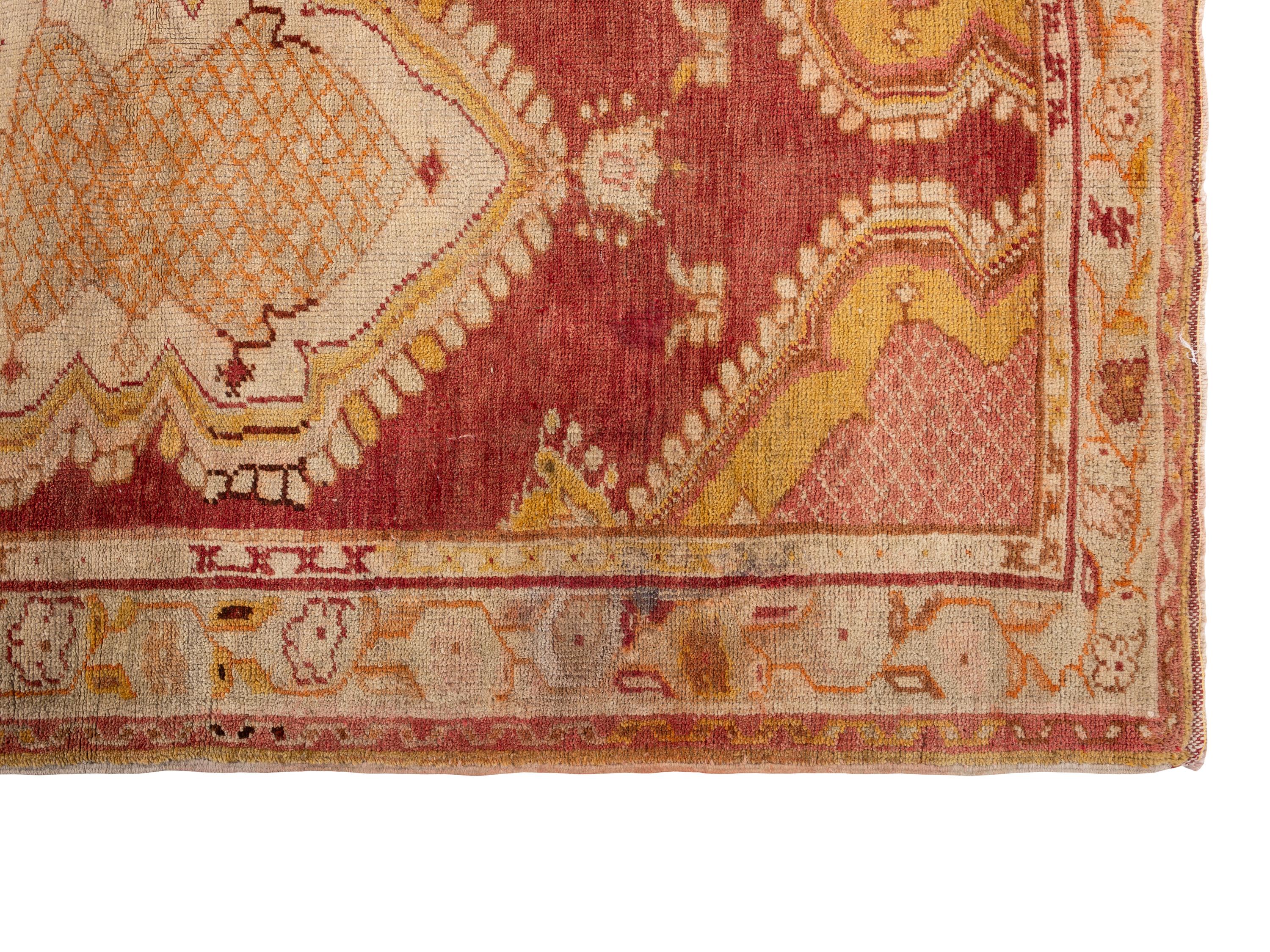 An Oushak Rug