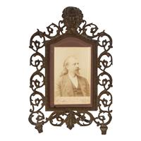 [Wild West Shows]. Cabinet card of William F. "Buffalo Bill" Cody. Paris: Eugene Piriou, ca 1889.
