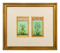 Five Indian Illustrated Manuscript Leaves