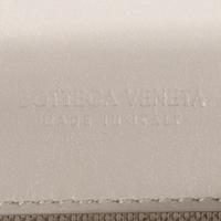Bottega Veneta, White Intrecciato Large Clutch