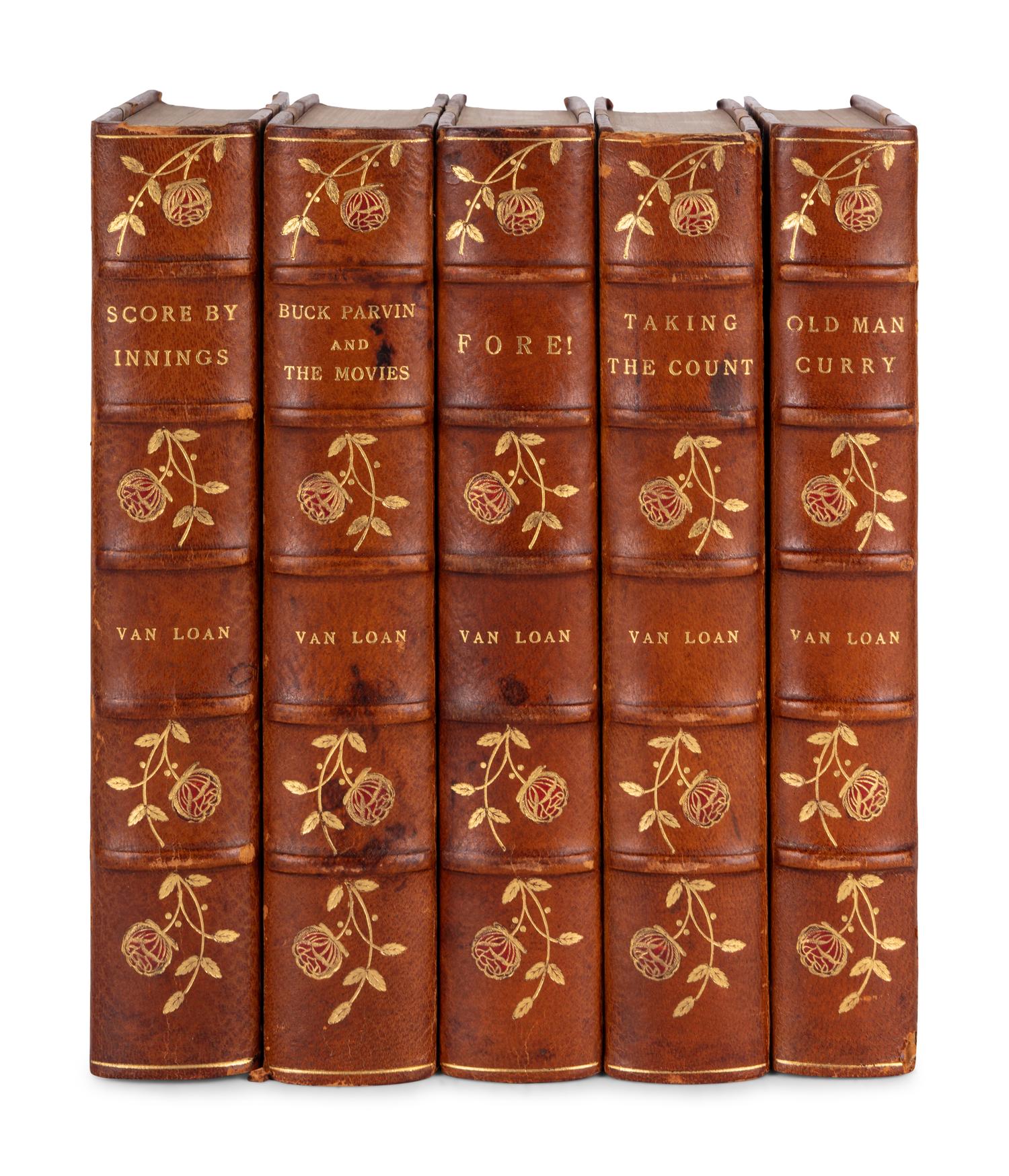 [BINDINGS & SETS]. VAN LOAN, Charles Emmett (1876-1919). The Books of Charles E. Van Loan . New York: George H. Doran Company, 1919.