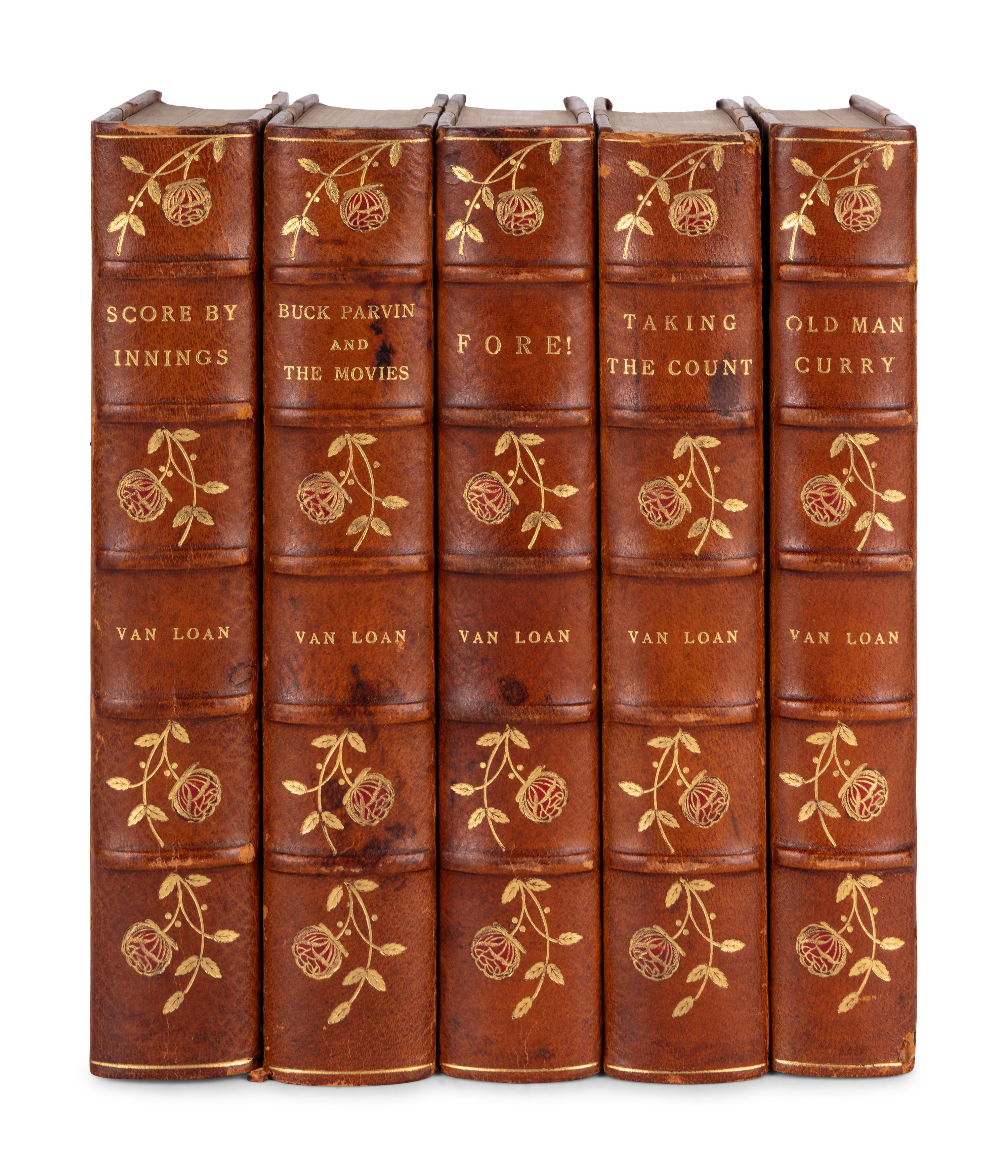 [BINDINGS & SETS]. VAN LOAN, Charles Emmett (1876-1919). The Books of Charles E. Van Loan . New York: George H. Doran Company, 1919.