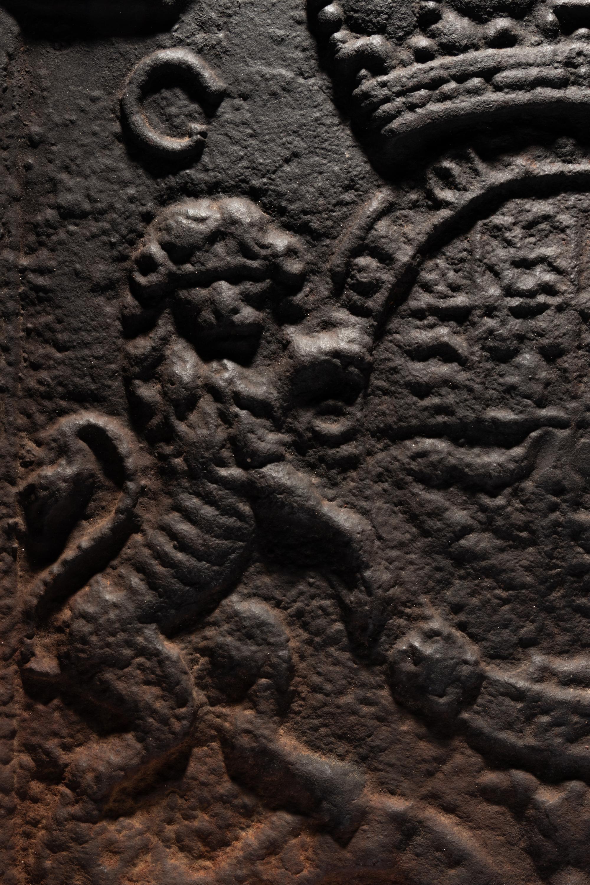 An English Cast Iron Fireback