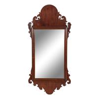 A Chippendale Carved Mahogany Looking Glass