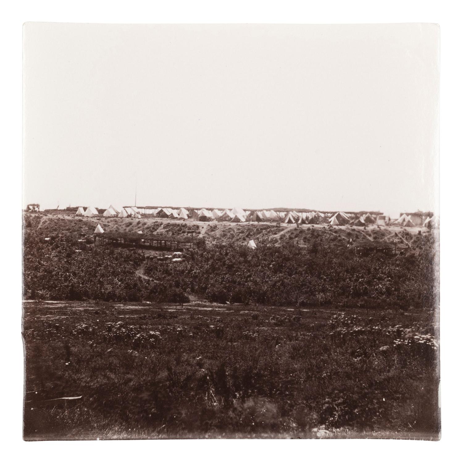 [CIVIL WAR]. Three albumen prints by an unknown photographer.