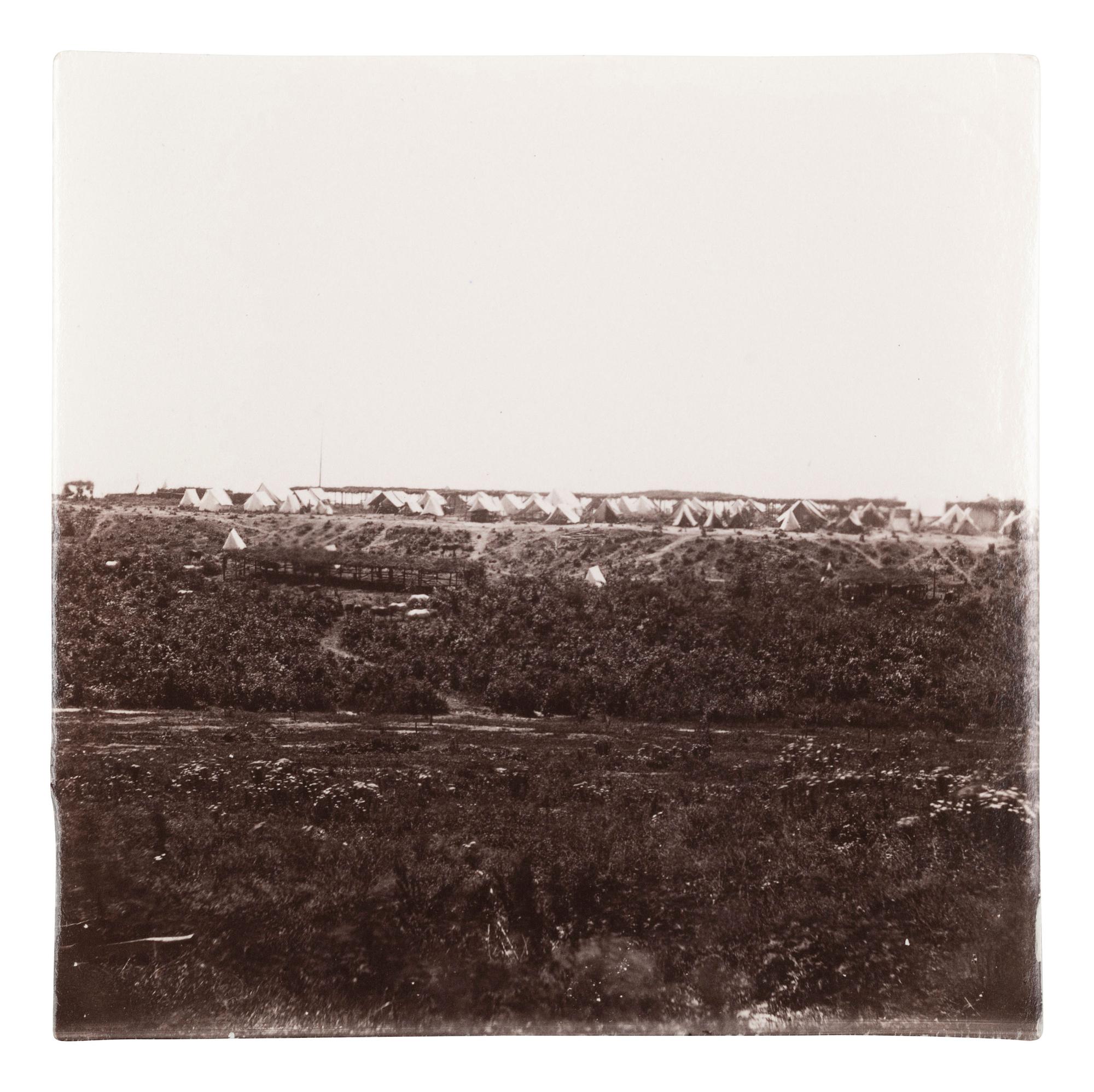 [CIVIL WAR]. Three albumen prints by an unknown photographer.