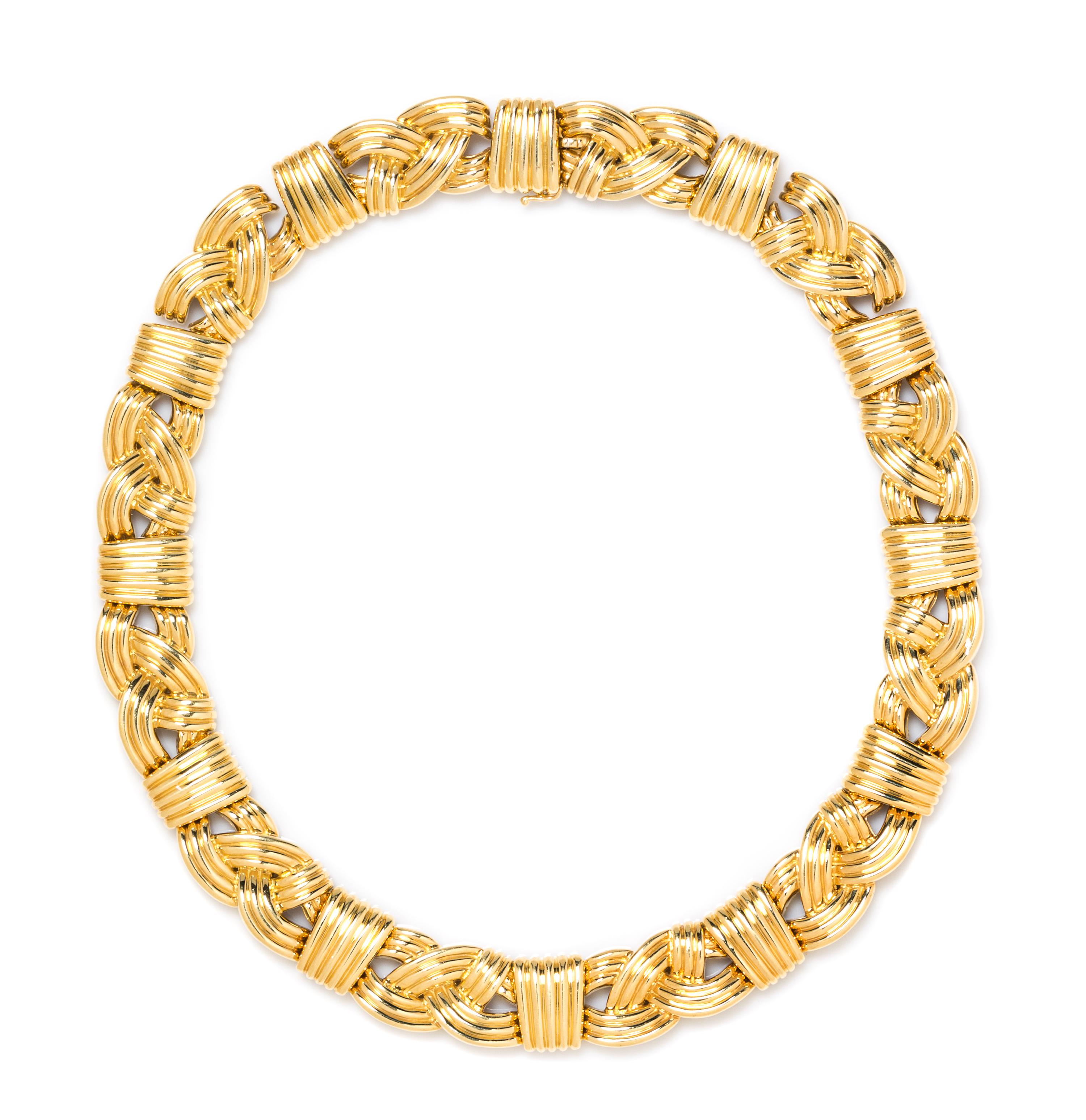 An 18 Karat Yellow Gold Necklace, Chaavae, 107.93 dwts.