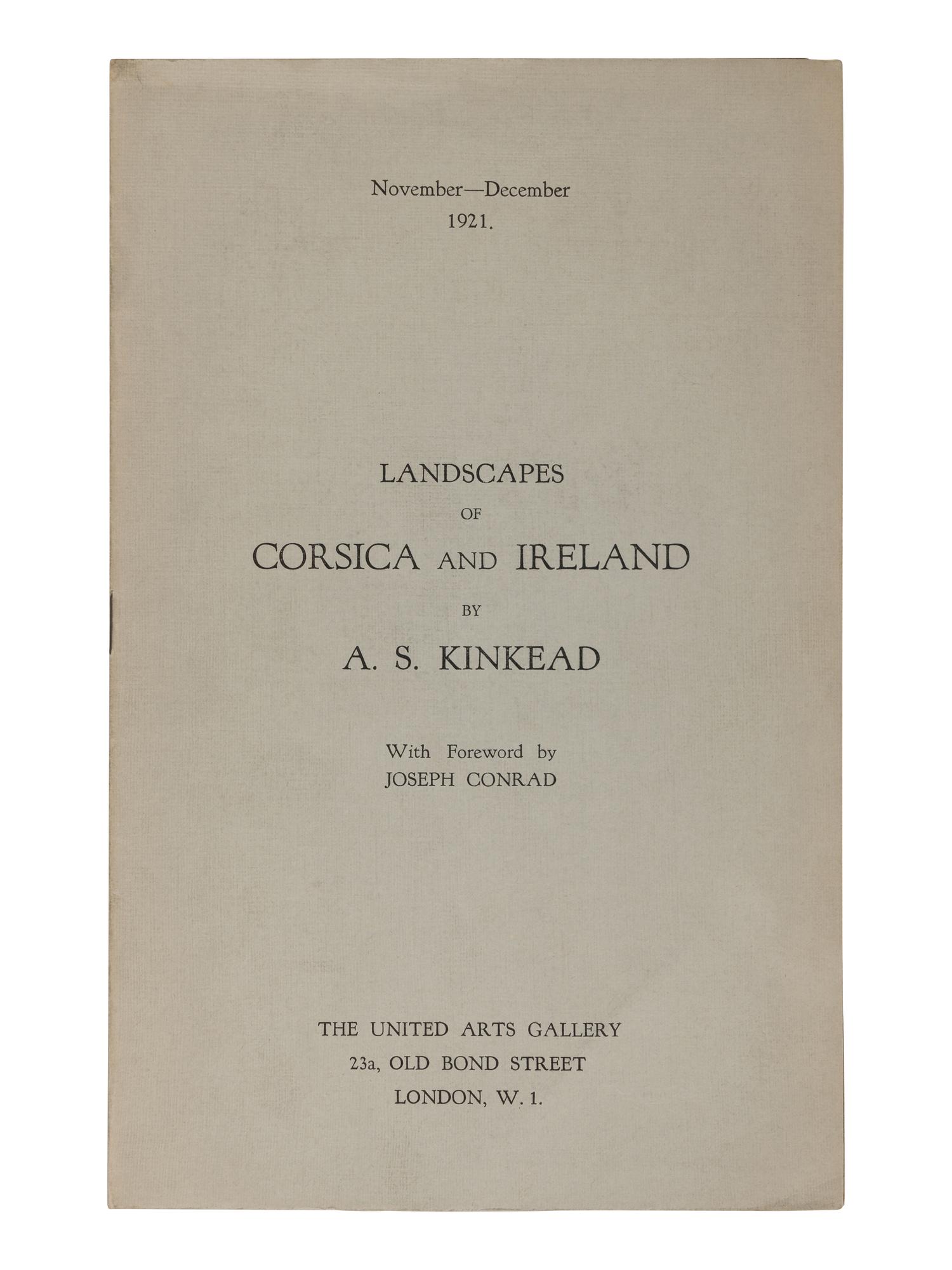 [CONRAD, Joseph (1857-1924)]. A group of 11 works, MOST FIRST EDITIONS, including: