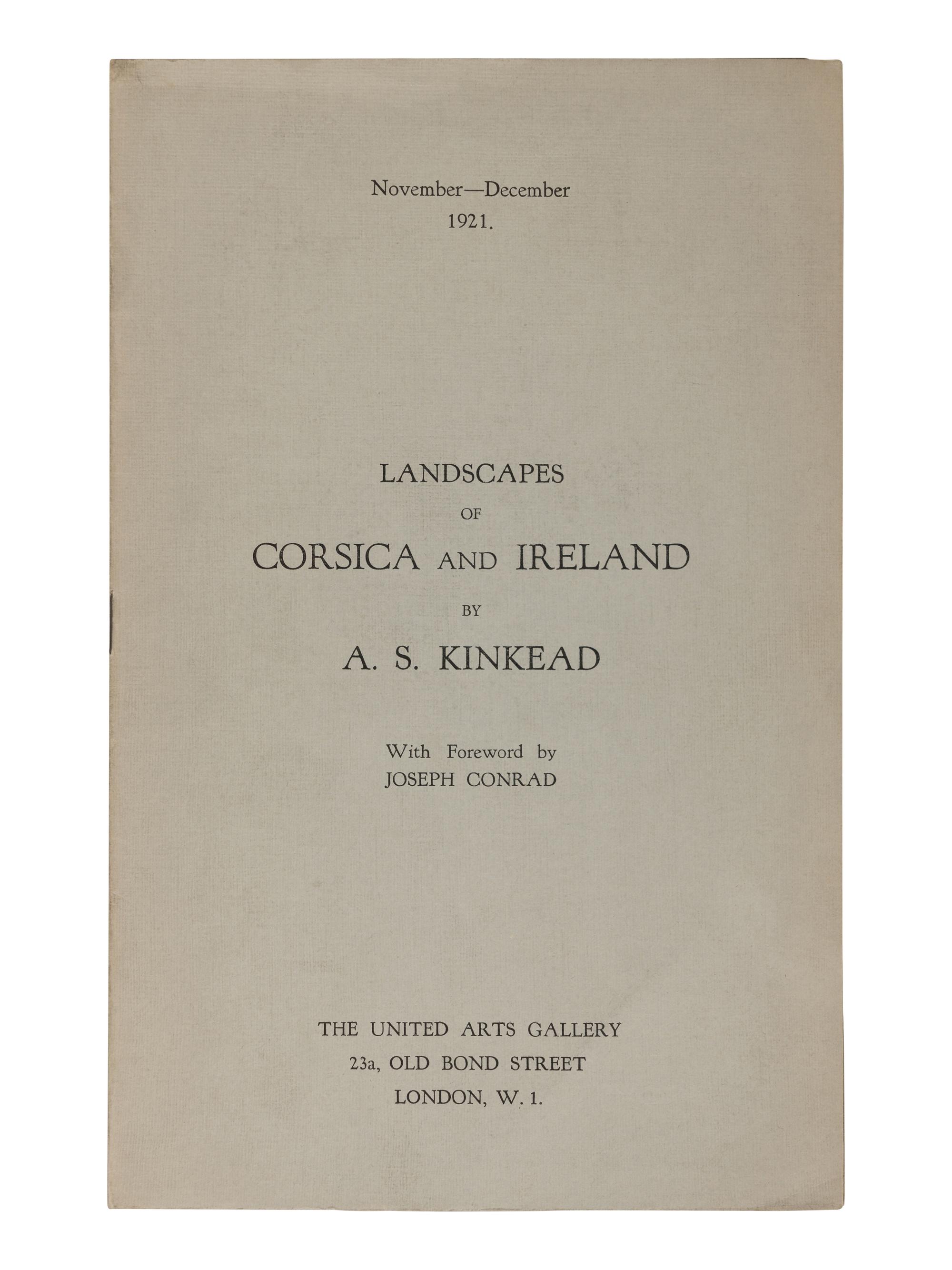 [CONRAD, Joseph (1857-1924)]. A group of 11 works, MOST FIRST EDITIONS, including: