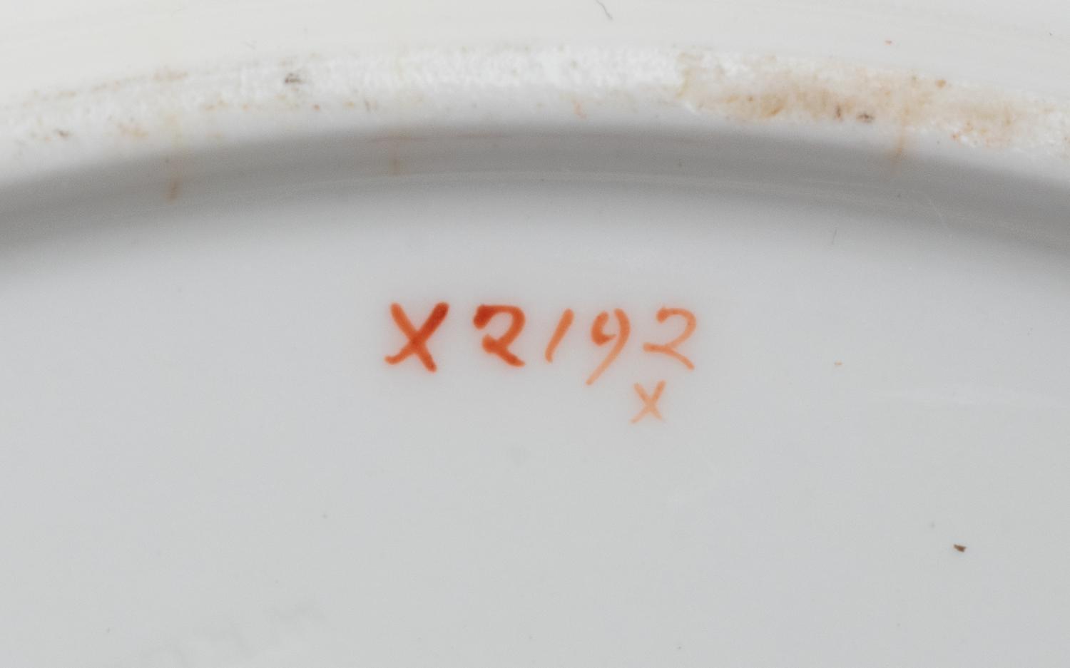 An E.J. Everard Signed Wedgwood Dessert Service with an Associated Set of Twelve Plates