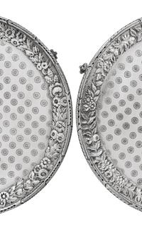 A Pair of S. Kirk and Son Silver Waiters