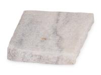 [LINCOLN'S FUNERAL]. A travertine marble fragment from the receiving vault which contained Abraham Lincoln's remains at Oak Ridge Cemetery, Springfield, Illinois, from 4 May to 21 December 1865.