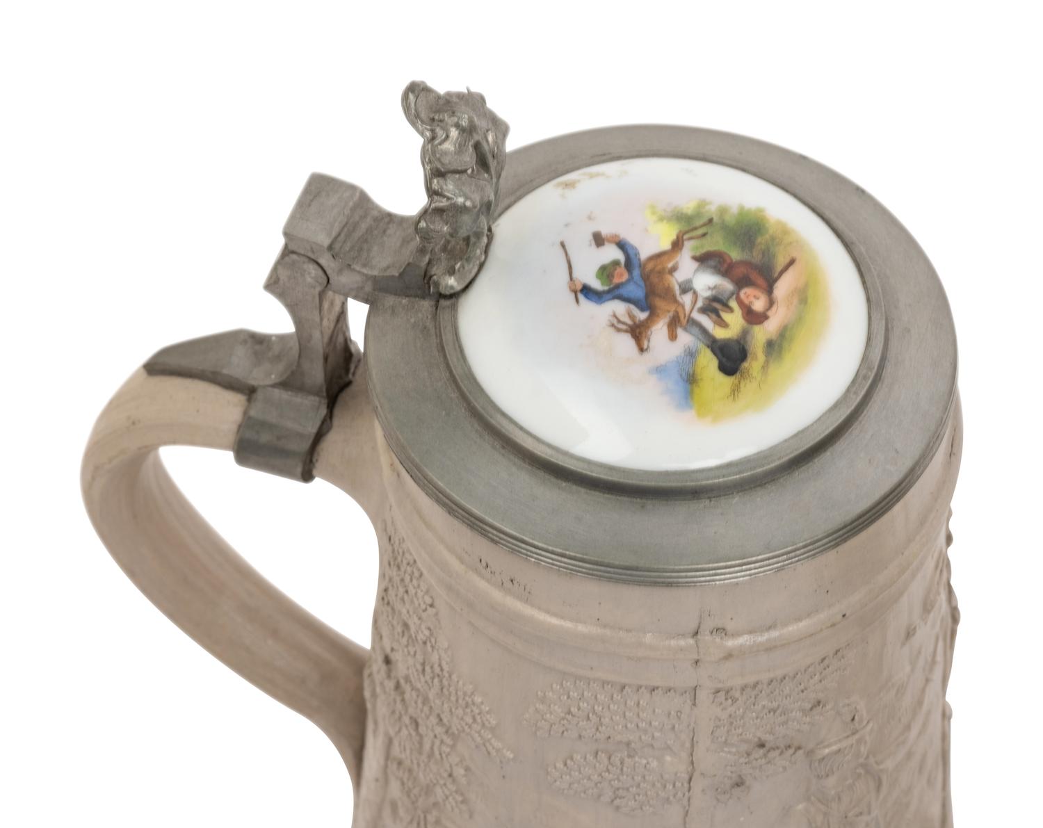 A Group of Four Beer Steins