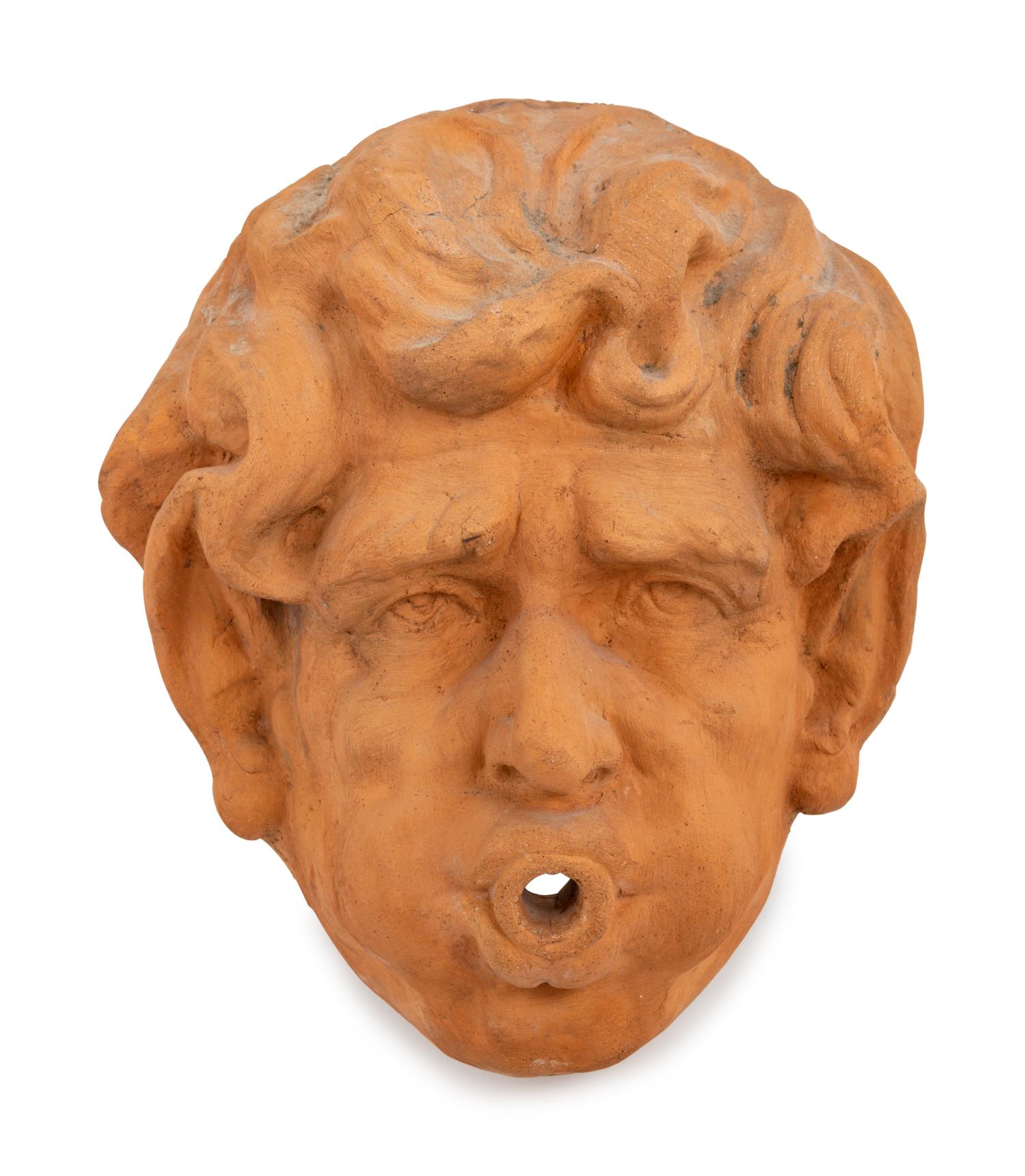 A Terracotta Fountain Mask