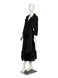 A Broadtail and Mink Coat