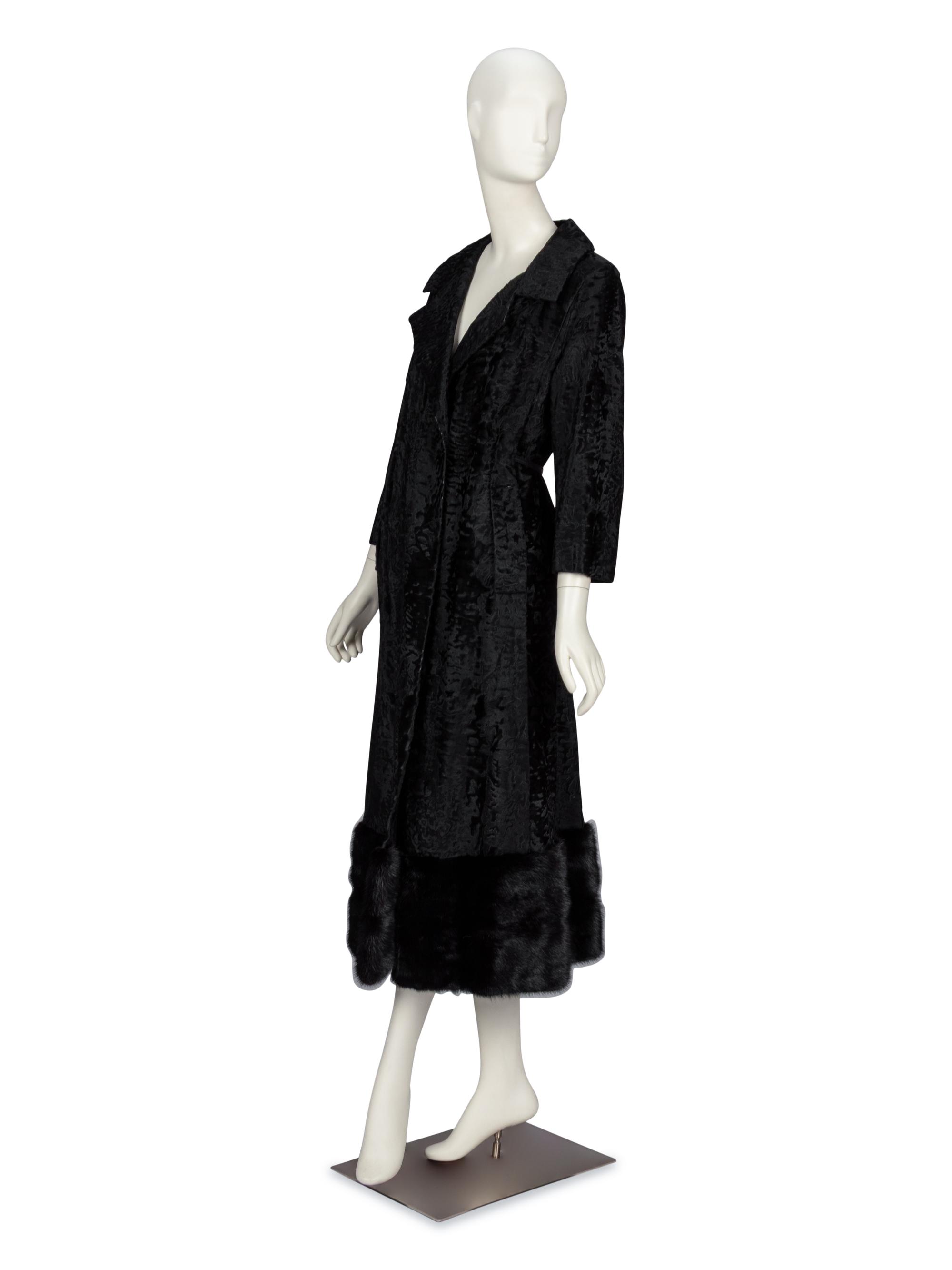 A Broadtail and Mink Coat
