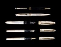 A Group of Five Montblanc Writing Instruments