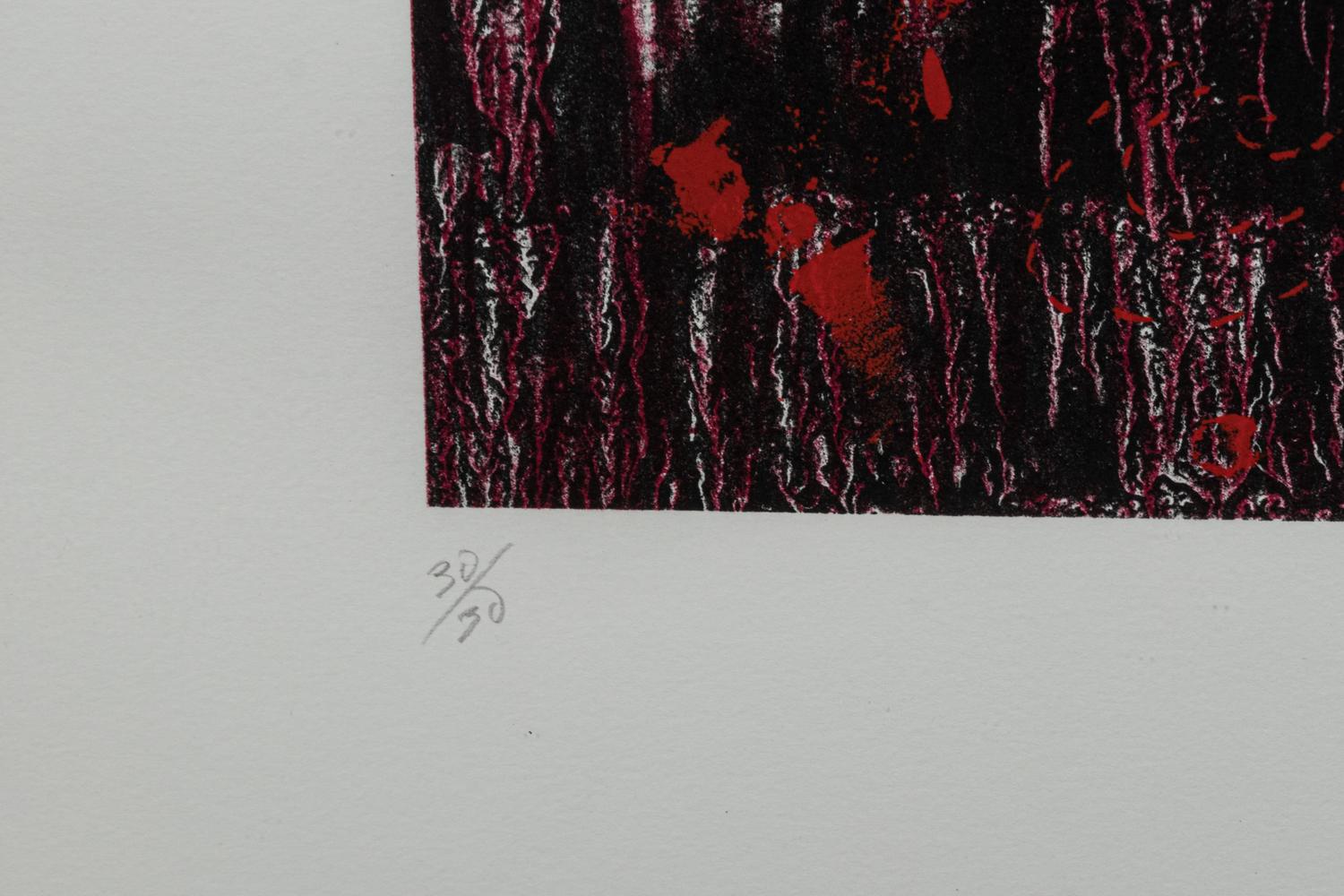 Untitled (Composition in Red and Black)