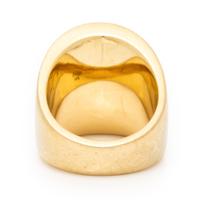 House of Ravn, 'Saddle', Diamond and Yellow Gold Ring