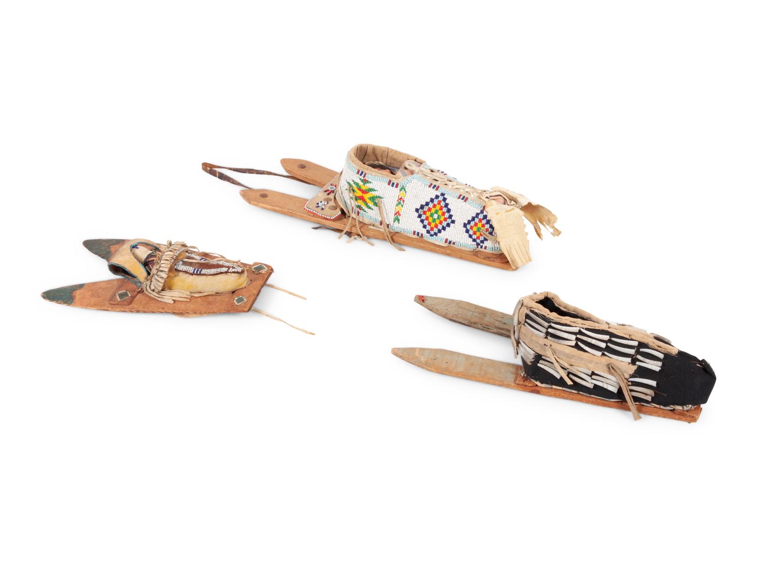 Plains Toy Cradles, with Dolls