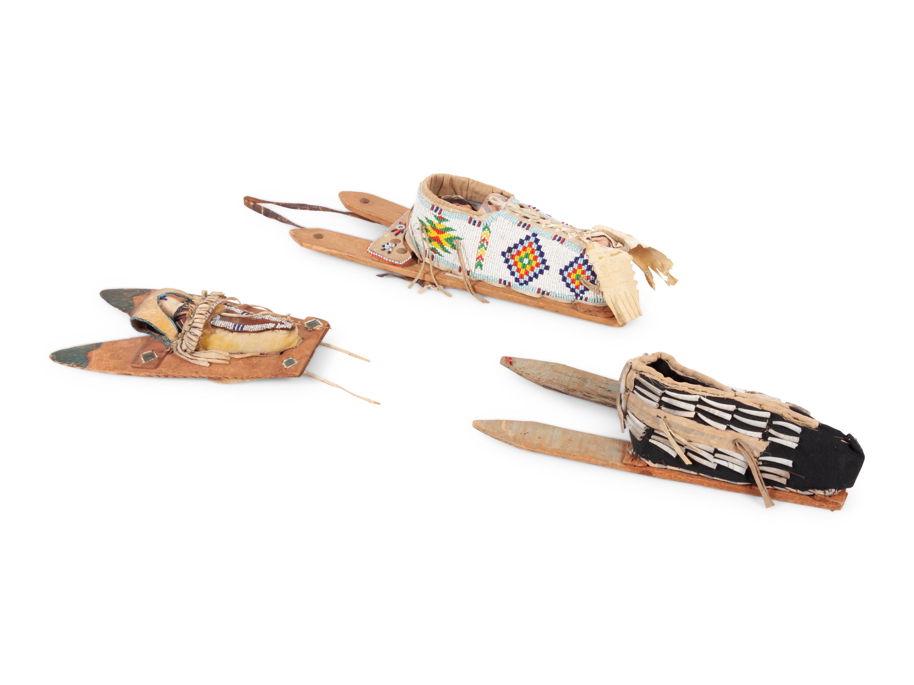 Plains Toy Cradles, with Dolls