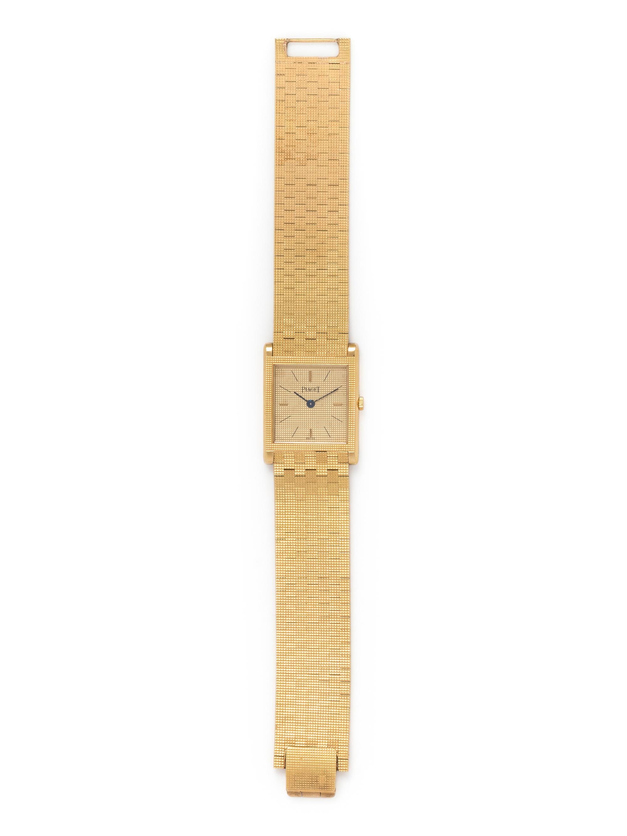 PIAGET, 18K YELLOW GOLD WRISTWATCH