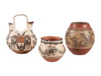 Group of Pueblo Pottery