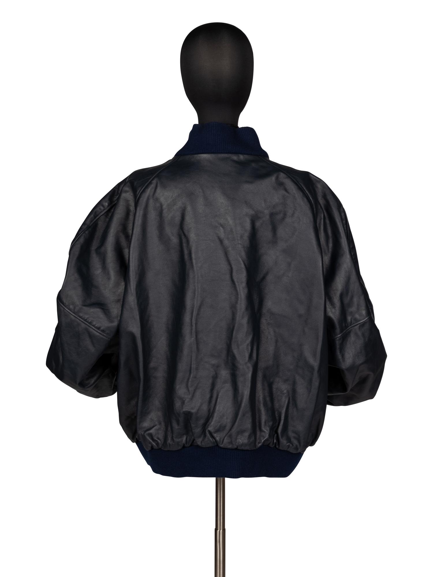 Mike Ditka's Personally Owned and Worn Chicago Rush Leather Jacket