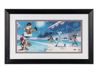 A Ken Griffey Jr. Signed Autograph Warner Brothers "Junior's League" Animation Cel (Upper Deck Authenticated),