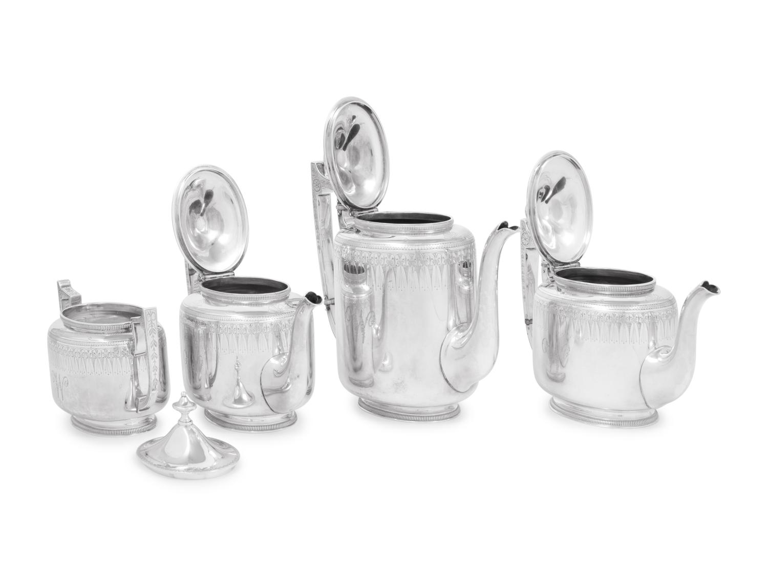 An American Silver Seven-Piece Tea and Coffee Service