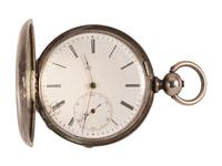 [CIVIL WAR]. Presentation watch engraved to Major Jeremiah A. Sullivan, 13th NY Infantry & 1st NY Veteran Cavalry, KIA at Cabletown, WV, with CDV in uniform.