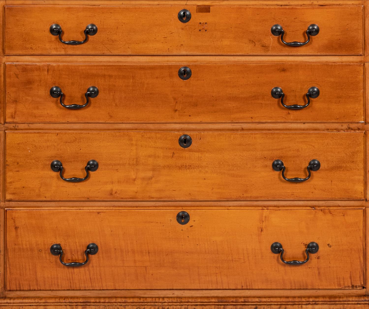 A Chippendale Style Maple Chest of Drawers