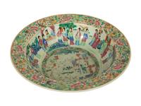 A Chinese Famille Rose Porcelain Basin